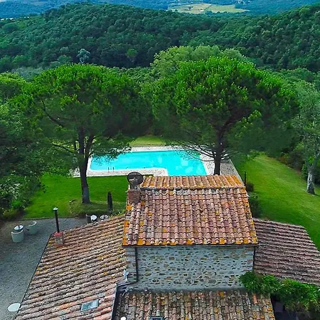 Il Falco - Rustico-villa Mit Privatem Pool In Alleinlage * Caldana