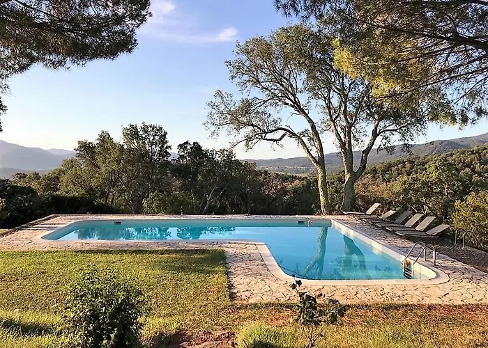 Casa de Férias Il Falco - Rustico-villa Mit Privatem Pool In Alleinlage Caldana