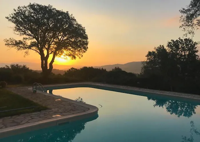 Casa de Férias Il Falco - Rustico-villa Mit Privatem Pool In Alleinlage Caldana