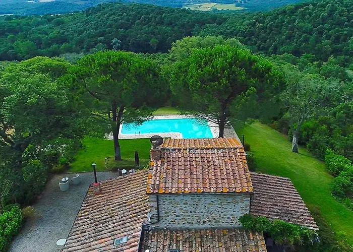 Il Falco - Rustico-villa Mit Privatem Pool In Alleinlage * Caldana